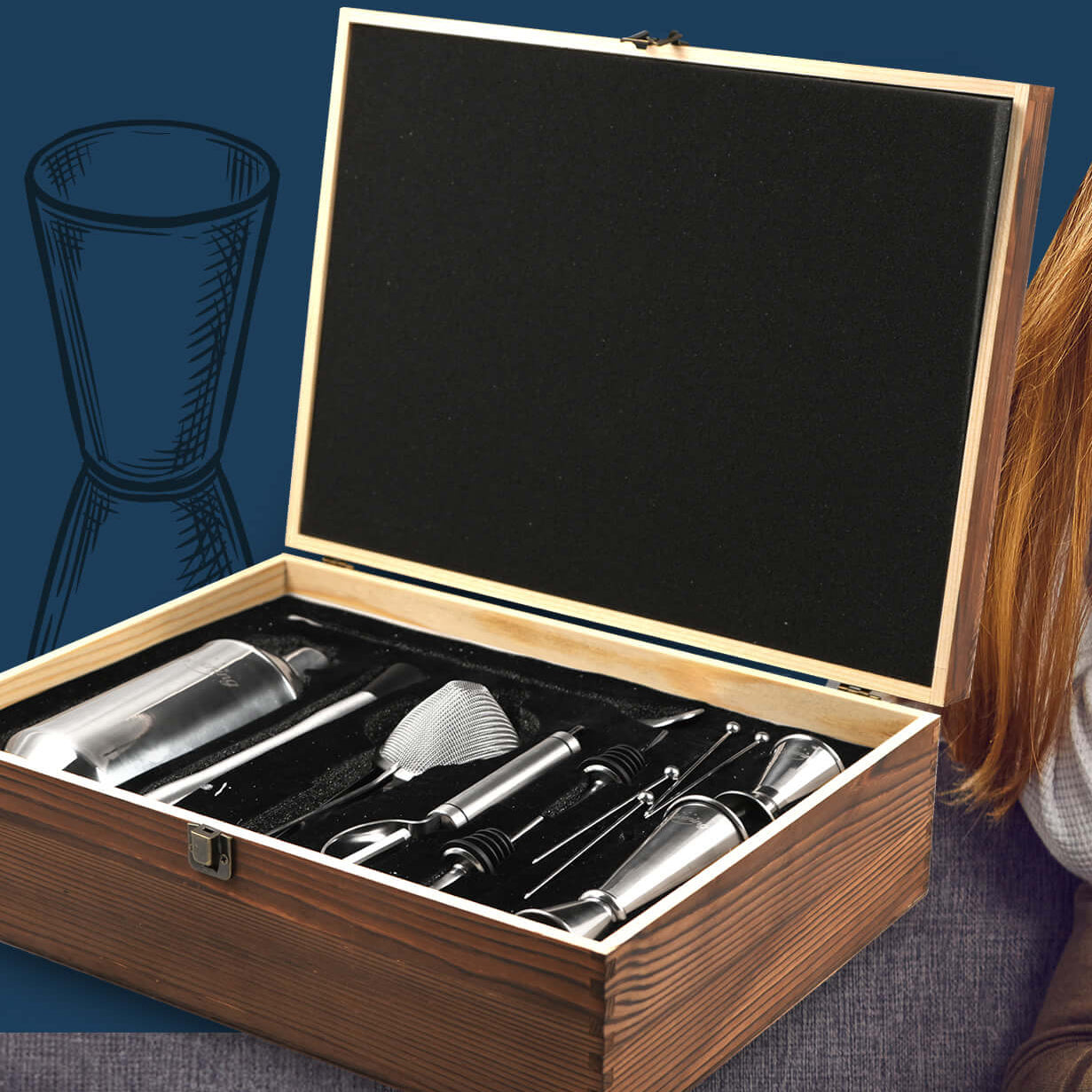 GREVENING Cocktail Set Premium - 16-teilig